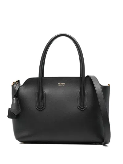 Tom Ford Women Natural Grain Leather Medium Top Handle