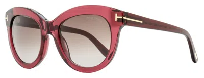 Tom Ford Women's Odette Sunglasses Tf1189 69t Bordeaux 53mm In Multi