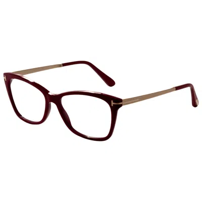 Tom Ford Women's Opticals In Burgundy