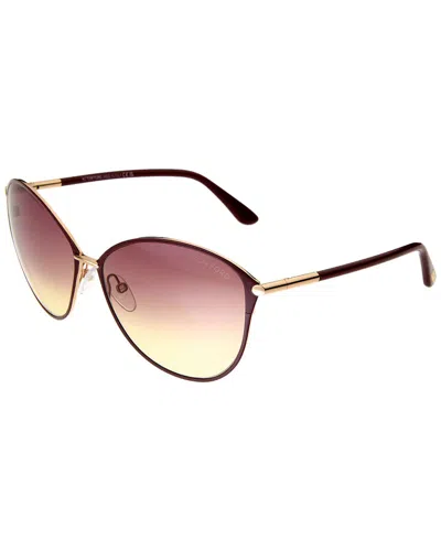 Tom Ford Women's Penelope 59mm Sunglasses In Red