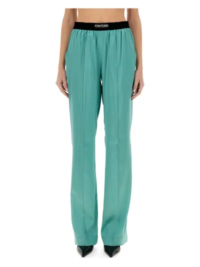 TOM FORD WOMEN'S PJ STRETCH PANTS
