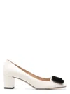 Tom Ford Audrey Velvet Bow Ballerina Pump In White