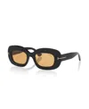 Tom Ford Islay 50mm Small Rectangular Sunglasses In Black Shiny