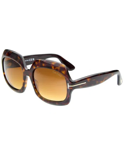Tom Ford Women's Ren 60mm Sunglasses In Brown