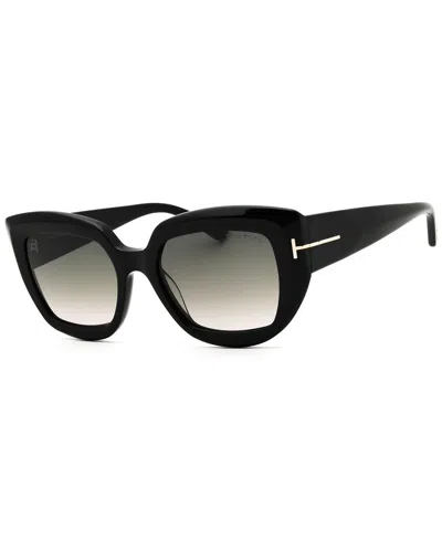 Tom Ford Women's Saltzman 53mm Sunglasses In Black