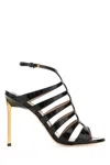 Tom Ford Carine Croc-effect Patent-leather Sandals In Multicolor