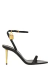 Tom Ford Black Leather Sandals