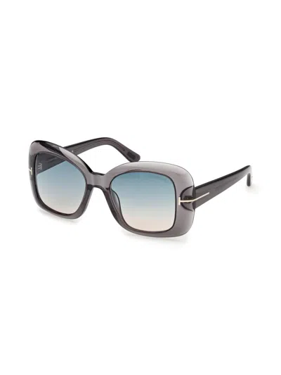 TOM FORD WOMEN'S SANDRA-02 52MM SQUARE SUNGLASSES