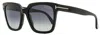 Tom Ford Women's Selby Sunglasses Tf952 01d Black 55mm In Multi