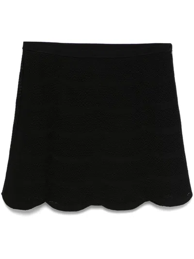 TOM FORD TOM FORD WOMEN SILK AND COTTON MINI SKIRT