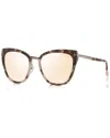 Tom Ford Women's Simona 57mm Sunglasses In Brown