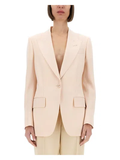 TOM FORD WOMEN'S SINGLE BREASTED WOOL JACKET