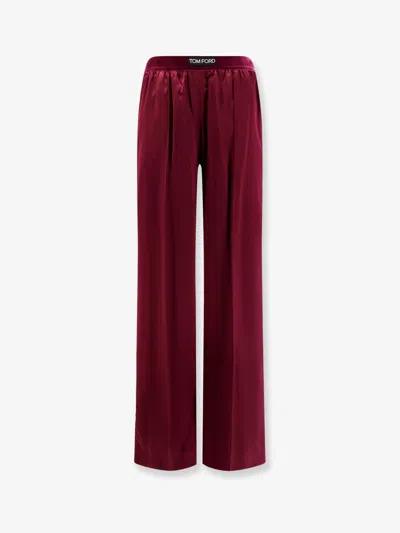 Tom Ford Women Stretch Silk Pajamas Trousers