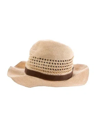 Pre-owned Tom Ford Women's Sun Hat In Neutrals