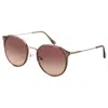 Tom Ford Women's 55mm Sunglasses Ft0897-k-45f-55 In Brown