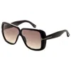 Tom Ford Women's 61mm Shiny Black Sunglasses Ft1037-01b-61 In Brown