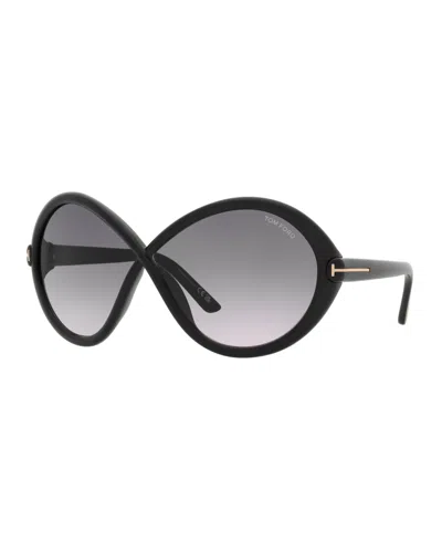 Tom Ford Woman Sunglass Jada In Black