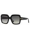 Tom Ford Woman Sunglass Kaya In Black Shiny