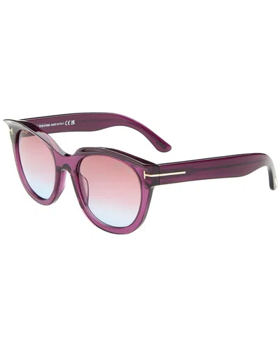 Tom Ford Women's Tamara 54mm Sunglasses In Purple