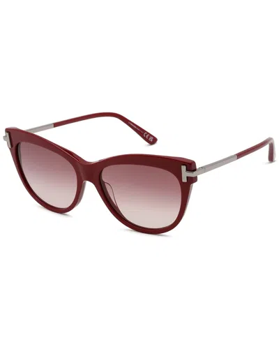 Tom Ford Women's Tf821 56mm Sunglasses In Burgundy