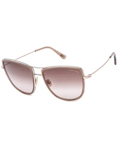 Tom Ford Women's Tina 59mm Sunglasses In Pink