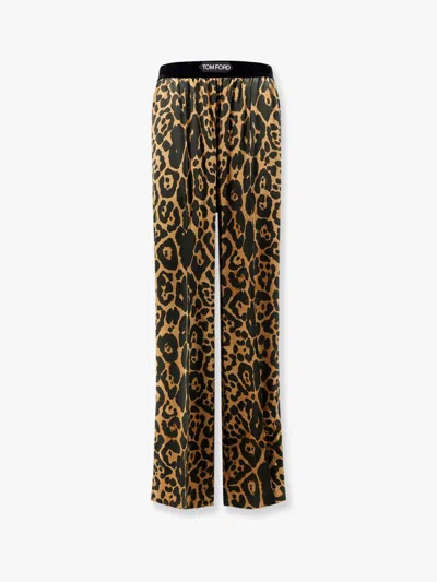 TOM FORD TOM FORD WOMEN TOM FORD BROWN PANTS