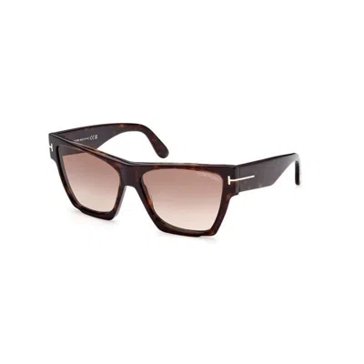 Tom Ford Women's  Dove Ft0942 52k Sunglasses In Havana