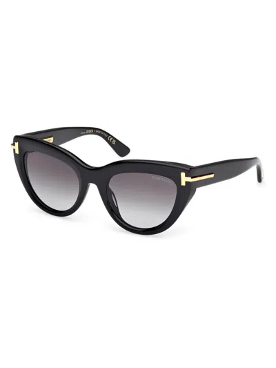 Tom Ford Icon Collection Cat-eye Sunglasses In Black