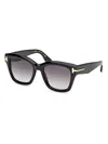 Tom Ford Ft1329 Oversized Square Frame Sunglasses In Black