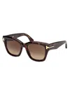 Tom Ford Women's  Icon 53mm Square Sunglasses In Brown