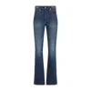 Tom Ford High-waist Straight Cotton Jeans In Blue