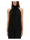 Tom Ford Sleeveless Lavalliere Blouse