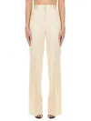 Tom Ford Twill Pants In Neutral