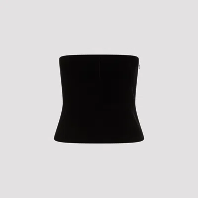TOM FORD WOMEN'S VISCOSE VELVET CORSET TOP