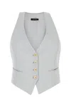 Tom Ford Buttoned Sleeveless Waistcoat In Gray