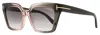 Tom Ford Women's Winona Sunglasses Tf1030 20g Gray-rose 53mm In Multi