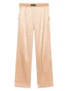 Tom Ford Satin Pajama Pants In Neutral