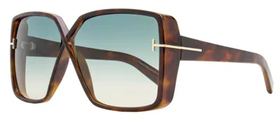 Tom Ford Women's Yvonne Sunglasses Tf1117 53p Blonde Havana 63mm In Multi