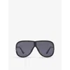 Tom Ford T1197 Pilot-frame Acetate Sunglasses In Black