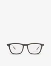 Tom Ford Womens Black Ft5851 Rectangular-frame Acetate Optical Glasses In Black