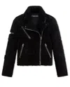 Tom Ford Womens Black Sherpa Jacket