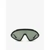 Tom Ford Womens Black Tr001754 Lorna Irregular-frame Acetate Sunglasses In Black
