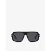 Tom Ford Womens Black Tr001833 Pilot-frame Acetate Sunglasses In Black