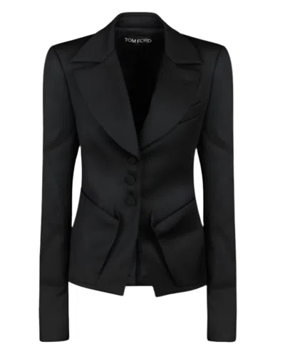 Tom Ford Womens Blazer In Black In Multi