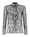 Tom Ford Womens Blouse In Silver In Silver