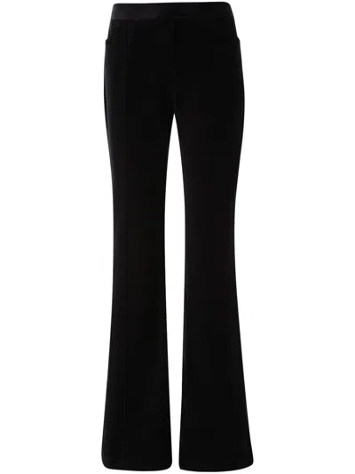 Tom Ford Womens Casual Velvet & Silk Flare Leg Pants
