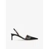 Tom Ford Leather Eva Slingback Pumps 55