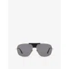 Tom Ford Womens Gold Tr001829 Tex Aviator-frame Metal Sunglasses In Gold