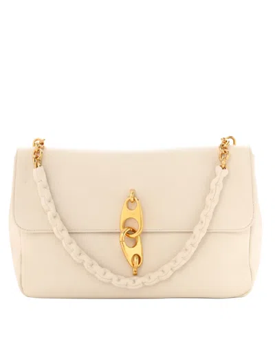 Tom Ford Womens Leather Bag In White In Multi