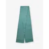 Tom Ford Diamond-pattern Silk-jacquard Scarf In Metallic